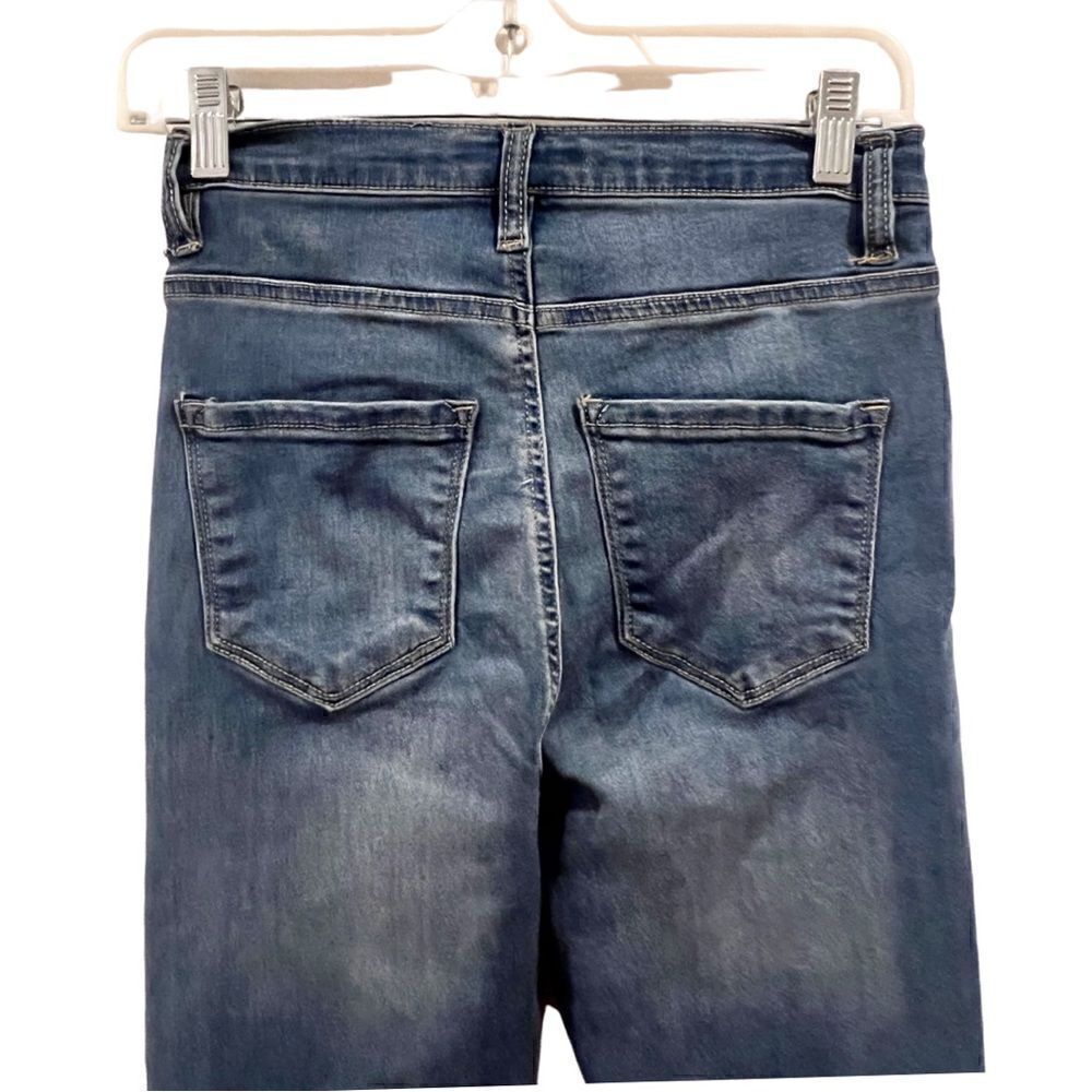 Refuge High Rise Stretch Denim Skinny Jeans Size 4 - Picture 3 of 7